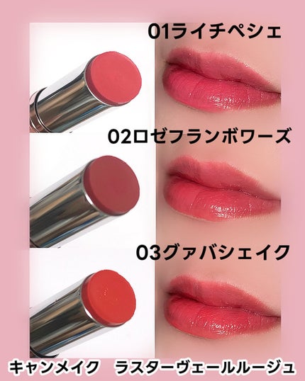 ラスターヴェールルージュ/キャンメイク/口紅を使ったクチコミ(6枚目)