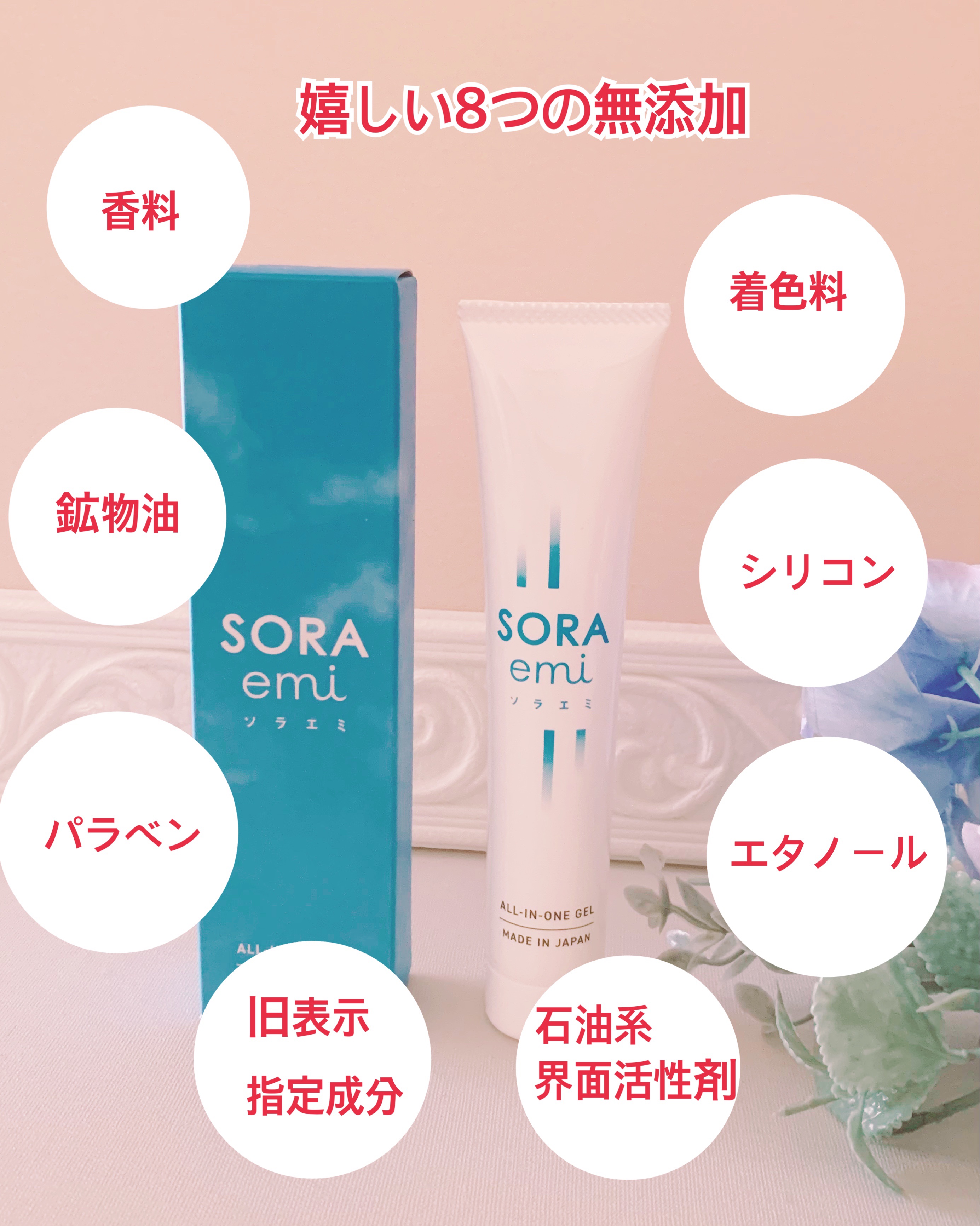 オールインワンジェル/SORAemi/オールインワン化粧品を使ったクチコミ（2枚目）