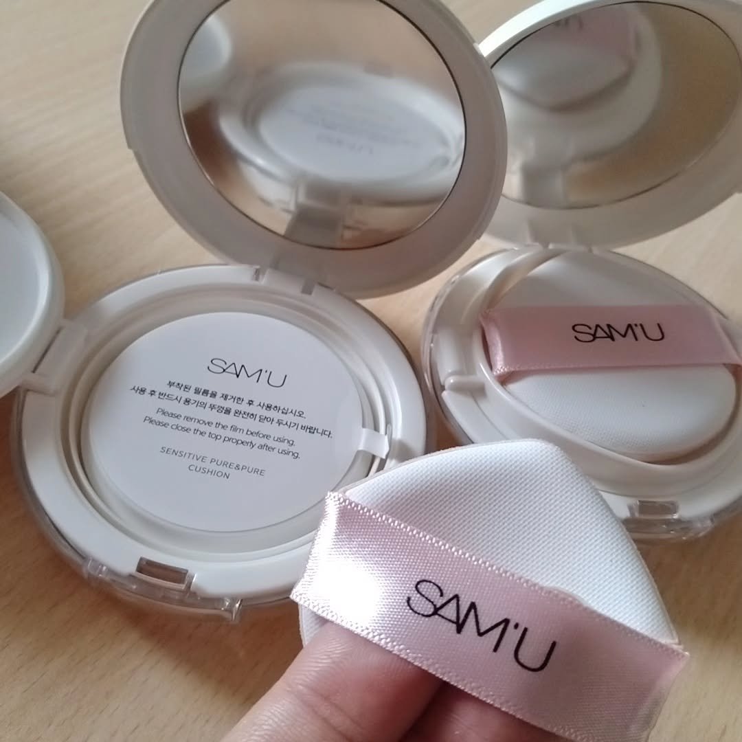 センシティブピュア＆ピュアクッション/SAM'U/クッションファンデーションを使ったクチコミ（2枚目）