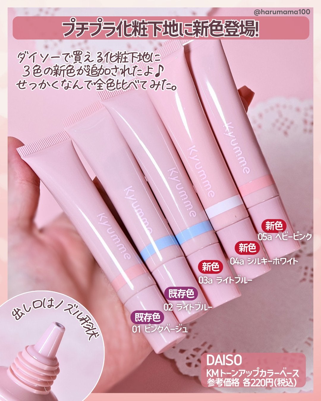 KM トーンアップカラーベース/DAISO/化粧下地を使ったクチコミ(2枚目)