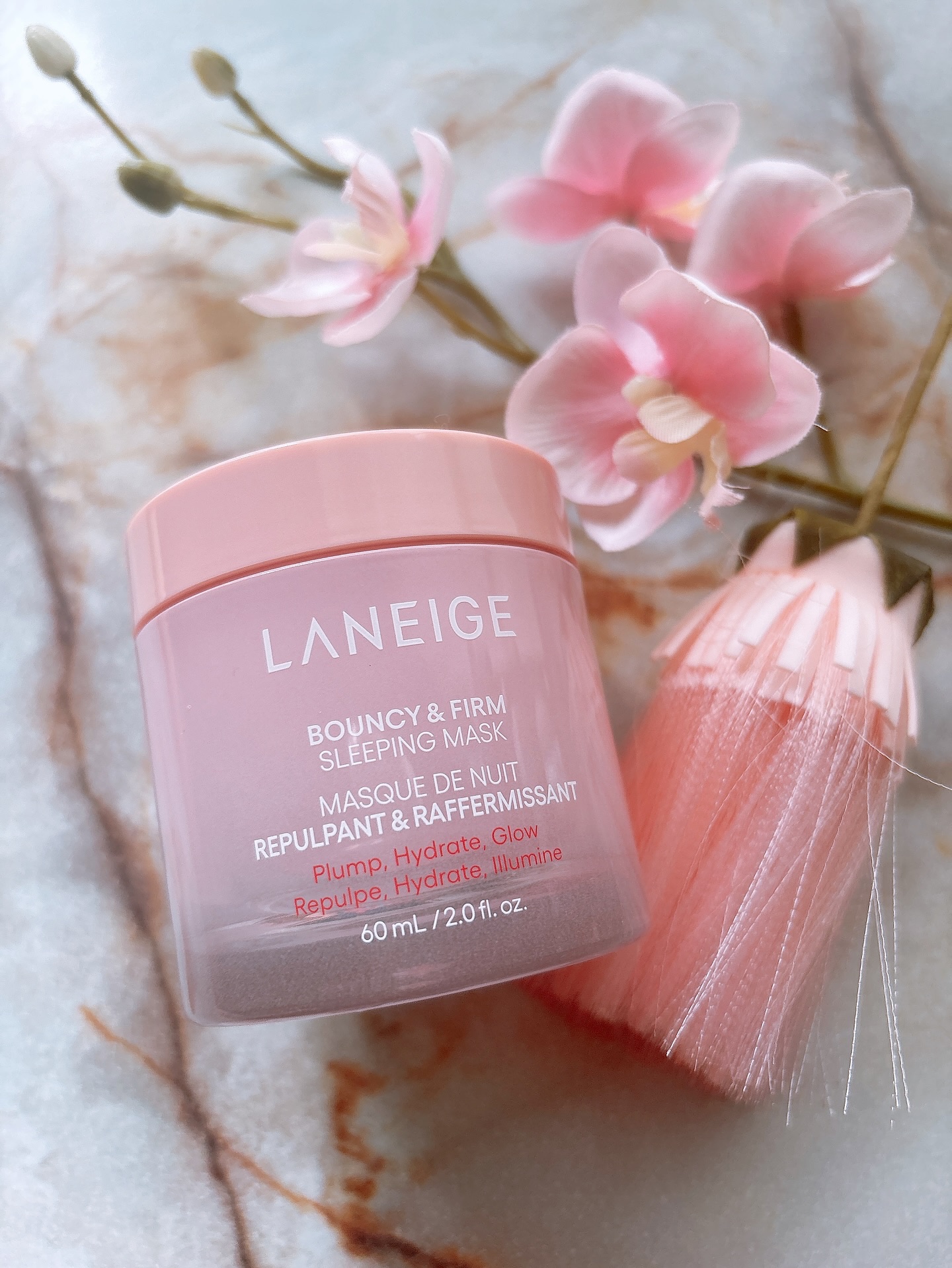 バウンシースリーピングマスク/LANEIGE/フェイスクリームを使ったクチコミ（1枚目）