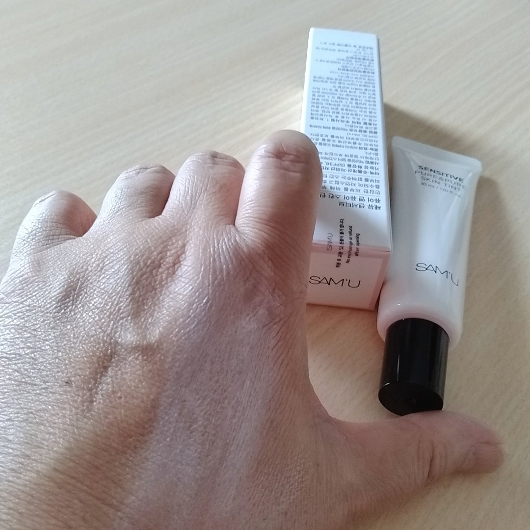 センシティブピュア＆ピュアスキンティント/SAM'U/化粧下地を使ったクチコミ（3枚目）