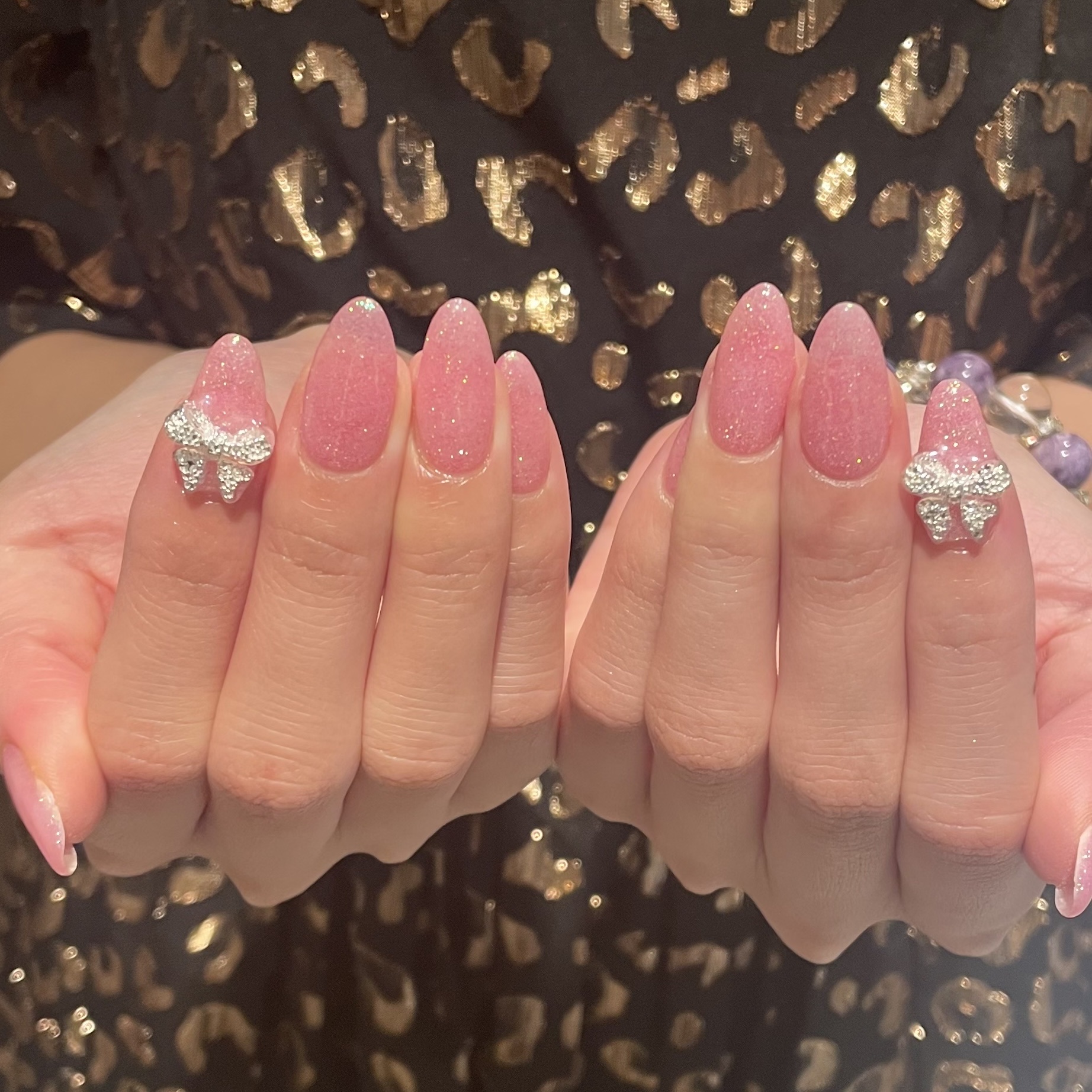 #ネイル,#ジェルネイル,#ピンクネイル,#キラキラネイル,#ラメネイルのネイルデザイン