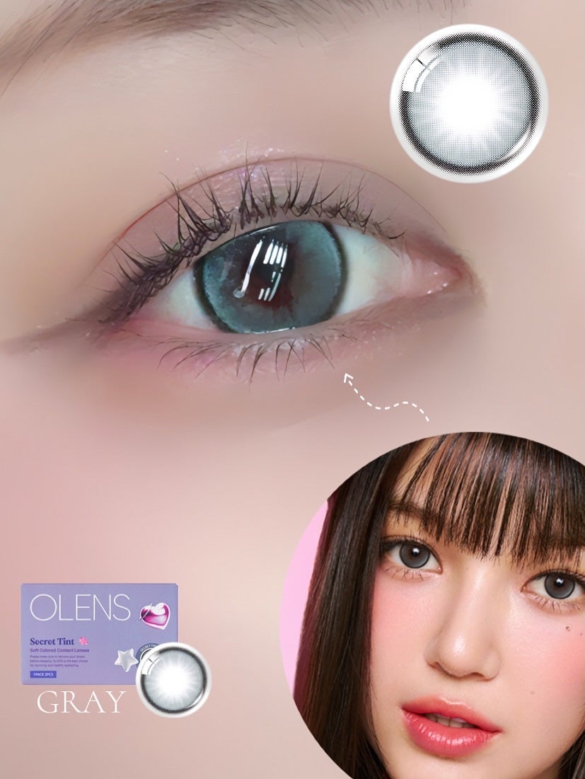 secret tint/OLENS/1ヶ月(1MONTH)カラコンを使ったクチコミ(5枚目)
