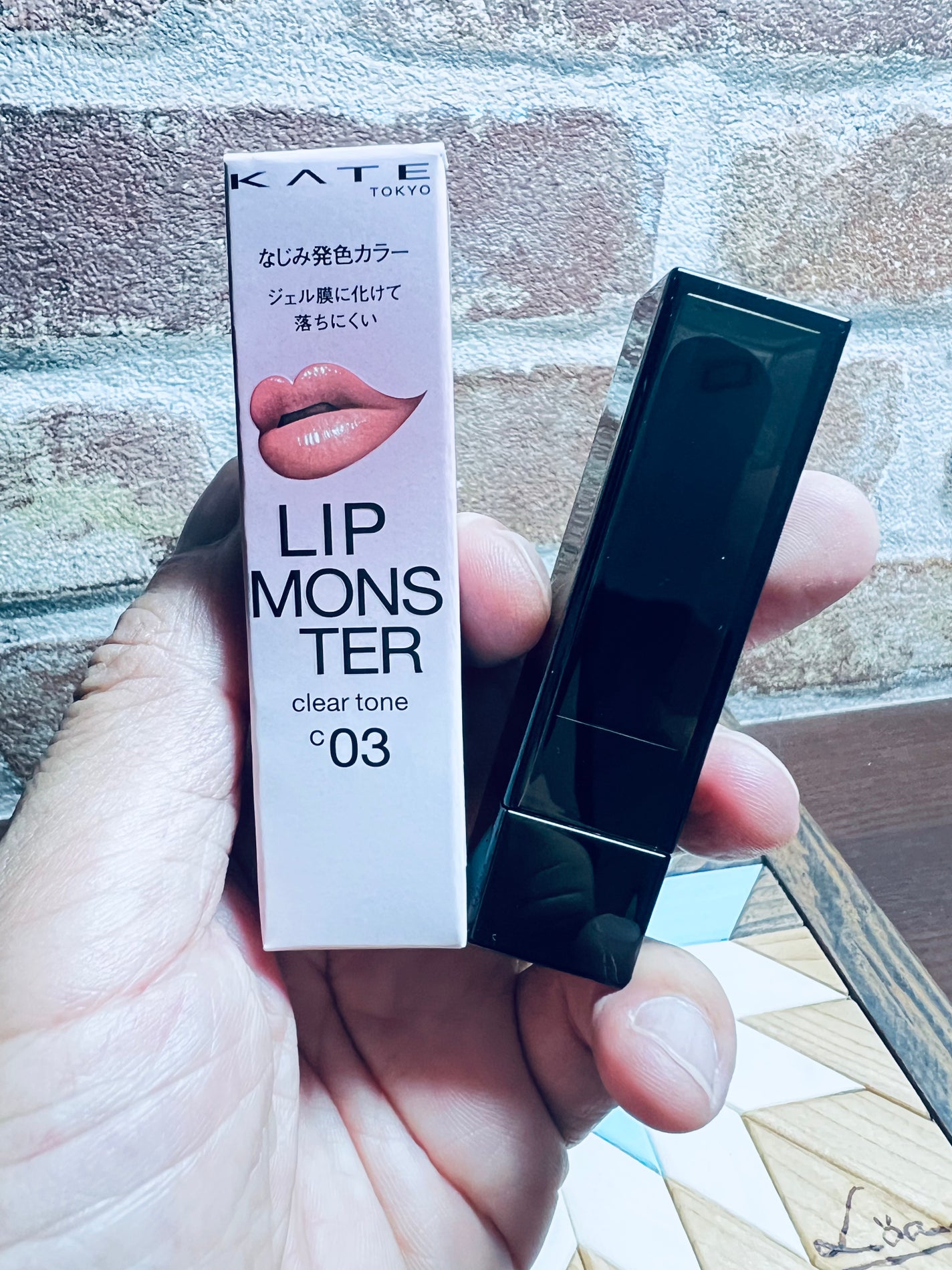 リップモンスター クリアトーン/KATE/口紅を使ったクチコミ(2枚目)
