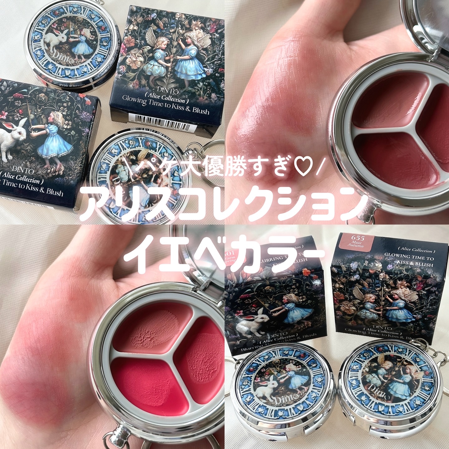 試してみた】Dinto グローイングタイムトゥーキスアンドブラッシュの