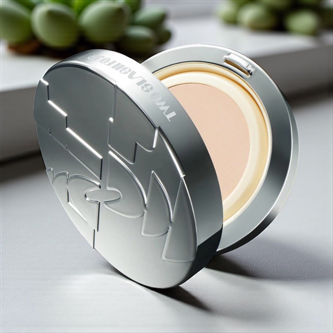 エンジェリックサテンクッション/TWO SLASH FOUR/クッションファンデーションを使ったクチコミ(1枚目)