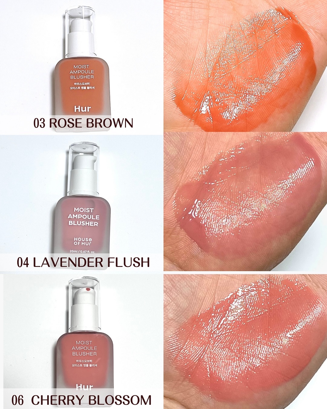 モイストアンプルブラッシャー/house of HUR/リキッドチークを使ったクチコミ（3枚目）