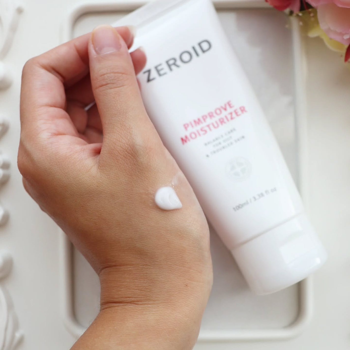 ピンプローブモイスチャーライザー/ZEROID/フェイスクリームを使ったクチコミ(3枚目)