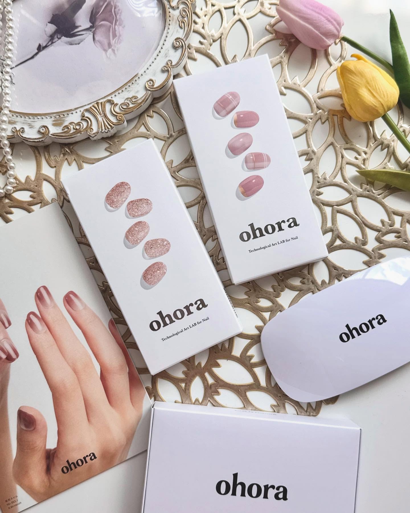 セミキュアジェルネイル（ハンド）/ohora/ネイルシールを使ったクチコミ（2枚目）