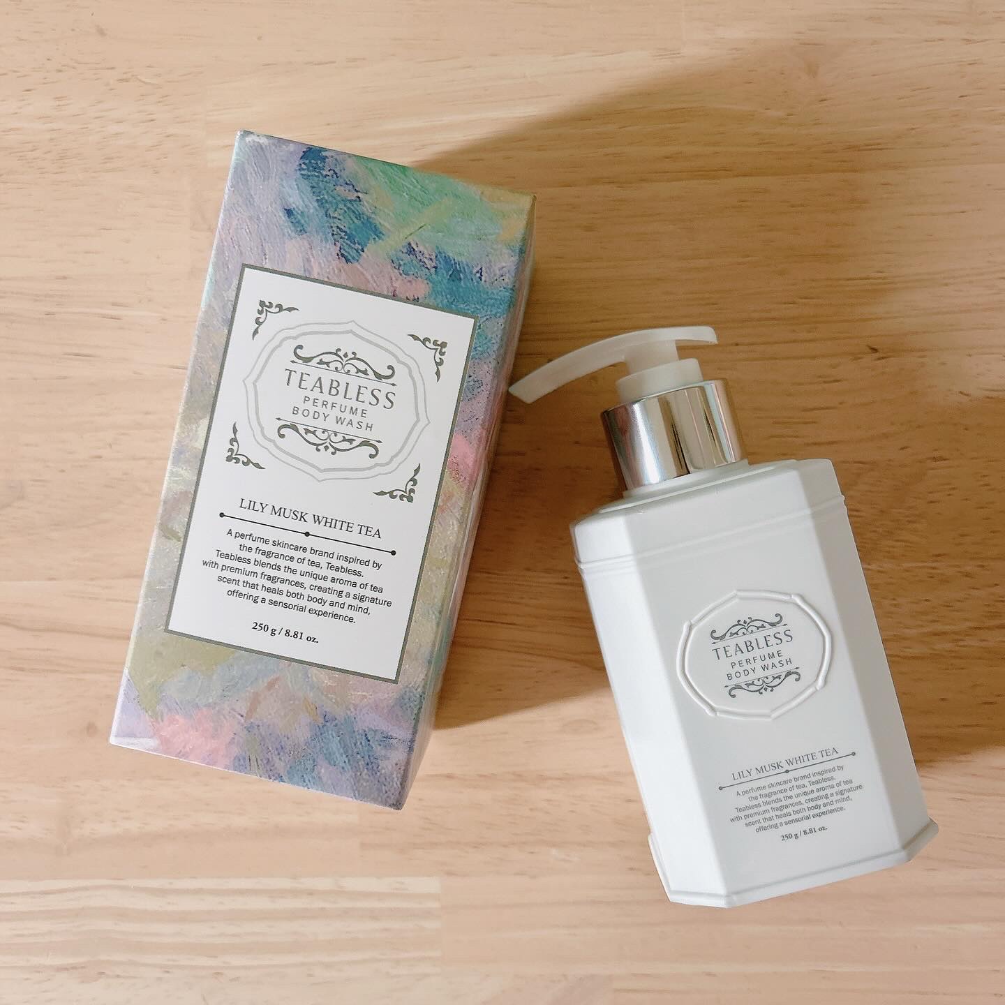パフュームボディウォッシュ リリームスクホワイトティー/TEABLESS/ボディソープを使ったクチコミ（1枚目）