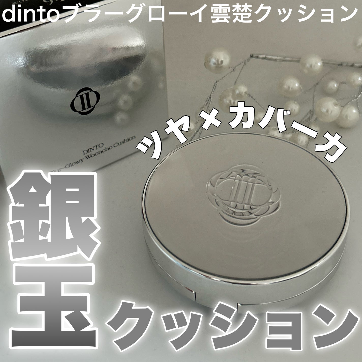 ブラーグローイクッション/Dinto/クッションファンデーションを使ったクチコミ(1枚目)