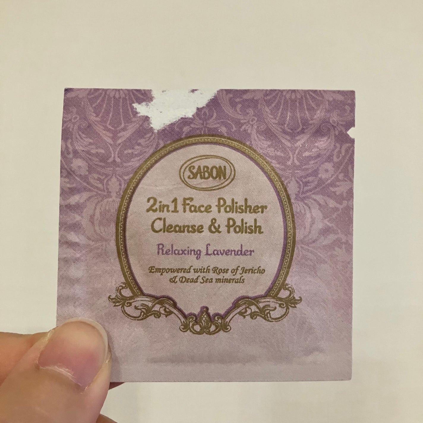 フェイスポリッシャー リラクシング(ラベンダー)/SABON/スクラブ・ゴマージュを使ったクチコミ(1枚目)