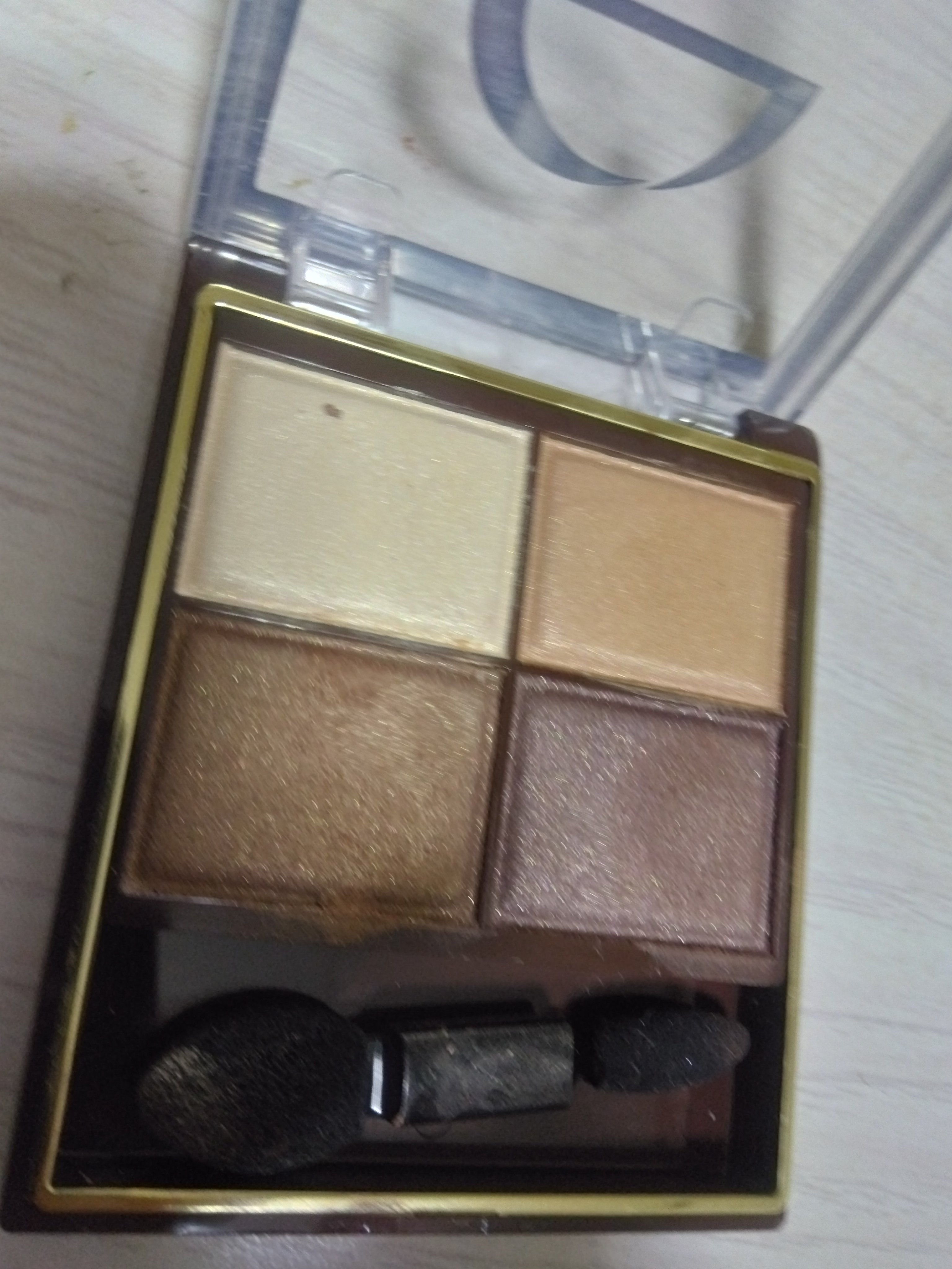 スキニーリッチシャドウ SR02 リアルブラウン/excel/アイシャドウパレットを使ったクチコミ（2枚目）