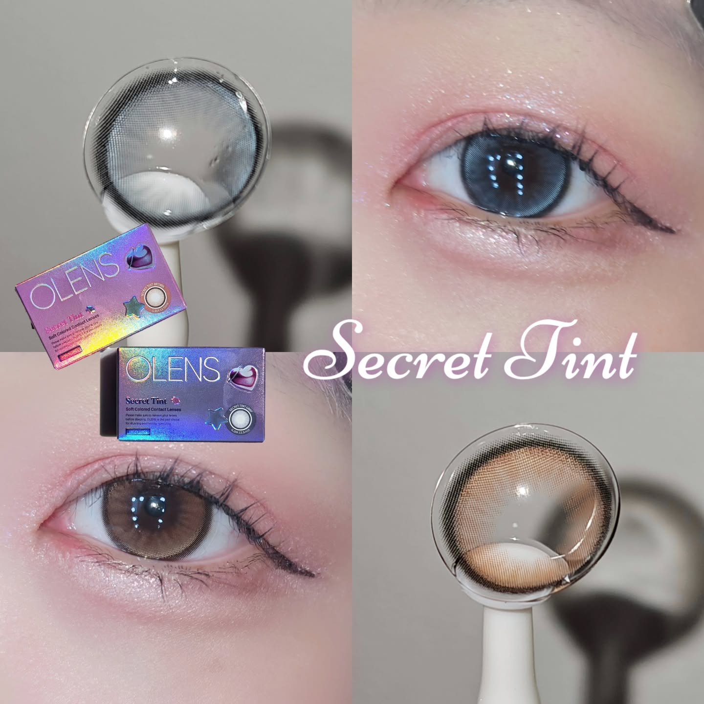 secret tint/OLENS/１ヶ月（１MONTH）カラコンを使ったクチコミ（1枚目）