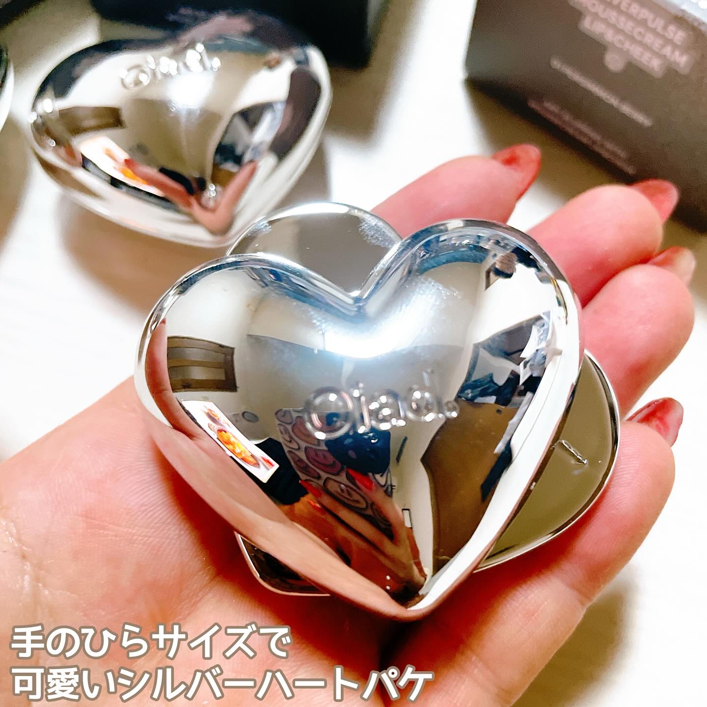 シルバーパース ムースクリーム リップ＆チーク/oiad/ジェル・クリームチークを使ったクチコミ（2枚目）