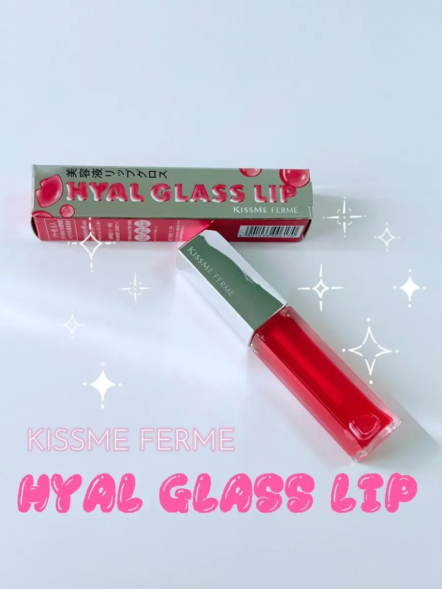 キスミーフェルム
ヒアルガラスリップ
02 ゼリーレッド💄✨
リップベースにも、上から重ねるグロスにも使える美容液成分が95％配合の唇にうれしいリップ🫶
シアーな発色だから場所を選ばず使えるのがいい🥰