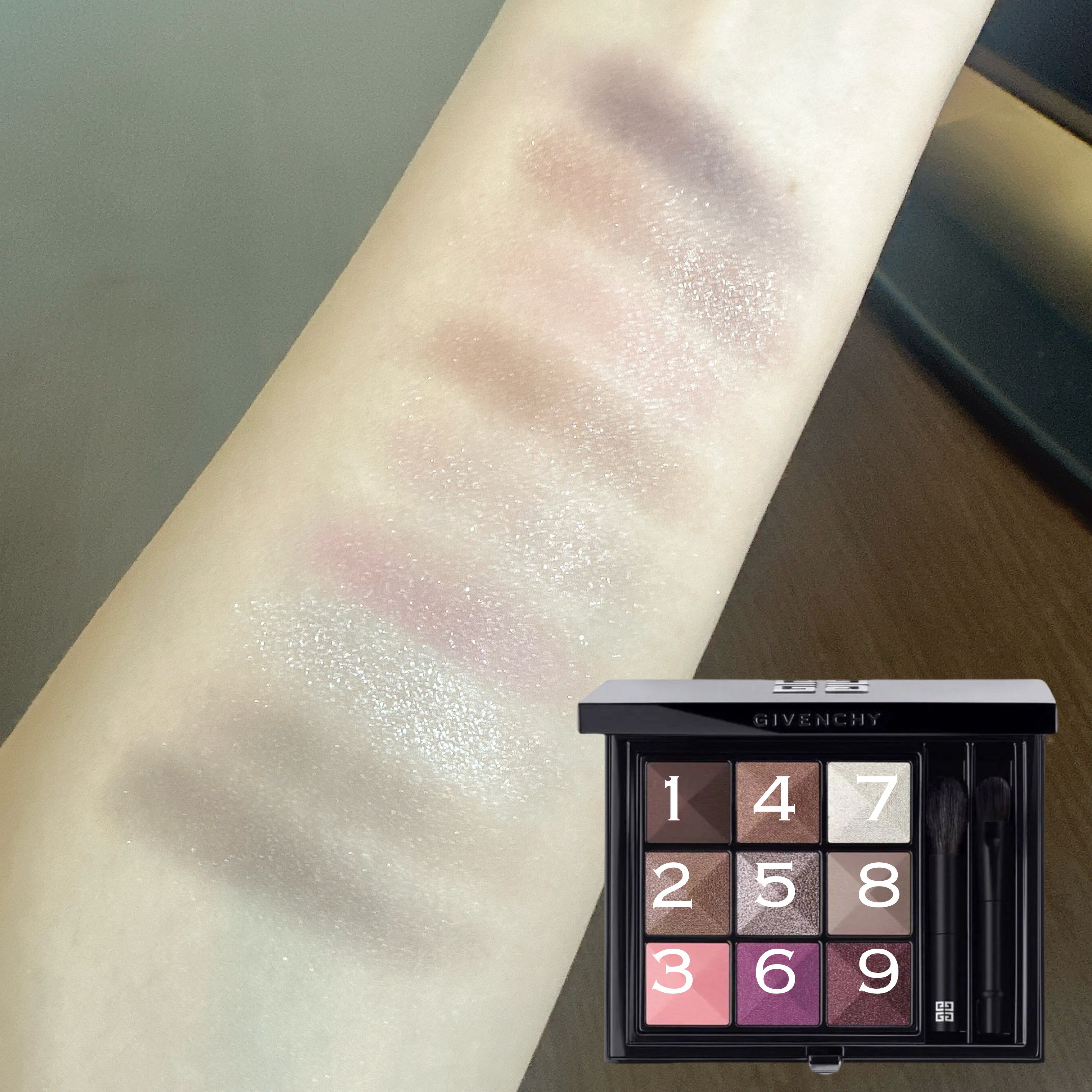 ル・ヌフ・ジバンシイ No.03/GIVENCHY/アイシャドウパレットを使ったクチコミ（2枚目）