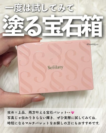 セフィラティ クイーンバレットアイズ/Sefilaty/アイシャドウパレットを使ったクチコミ(7枚目)