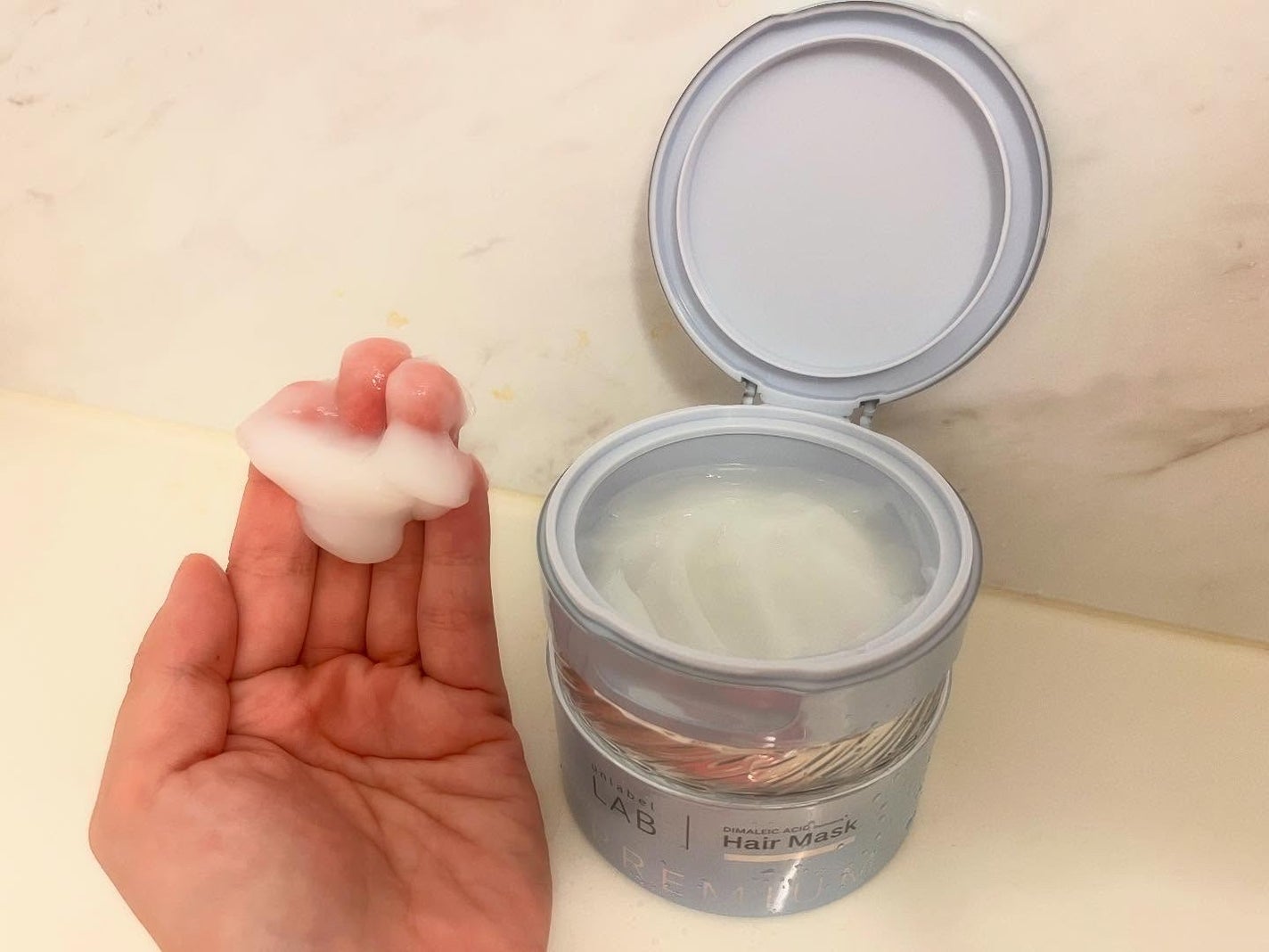 アンレーベル DA Pヘアマスク/unlabel/ヘアマスク・ヘアパックを使ったクチコミ(4枚目)