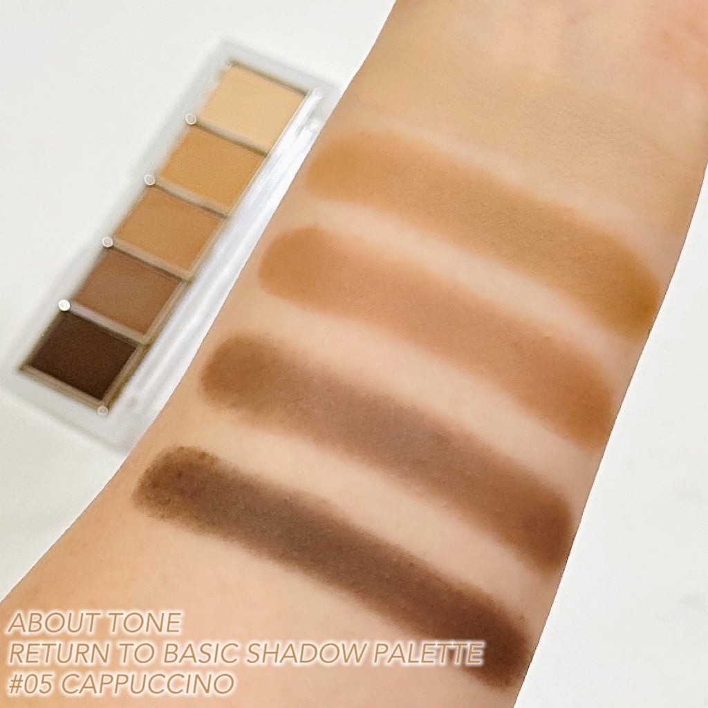 リターントゥーベーシックシャドウパレット/ABOUT TONE/アイシャドウパレットを使ったクチコミ(2枚目)