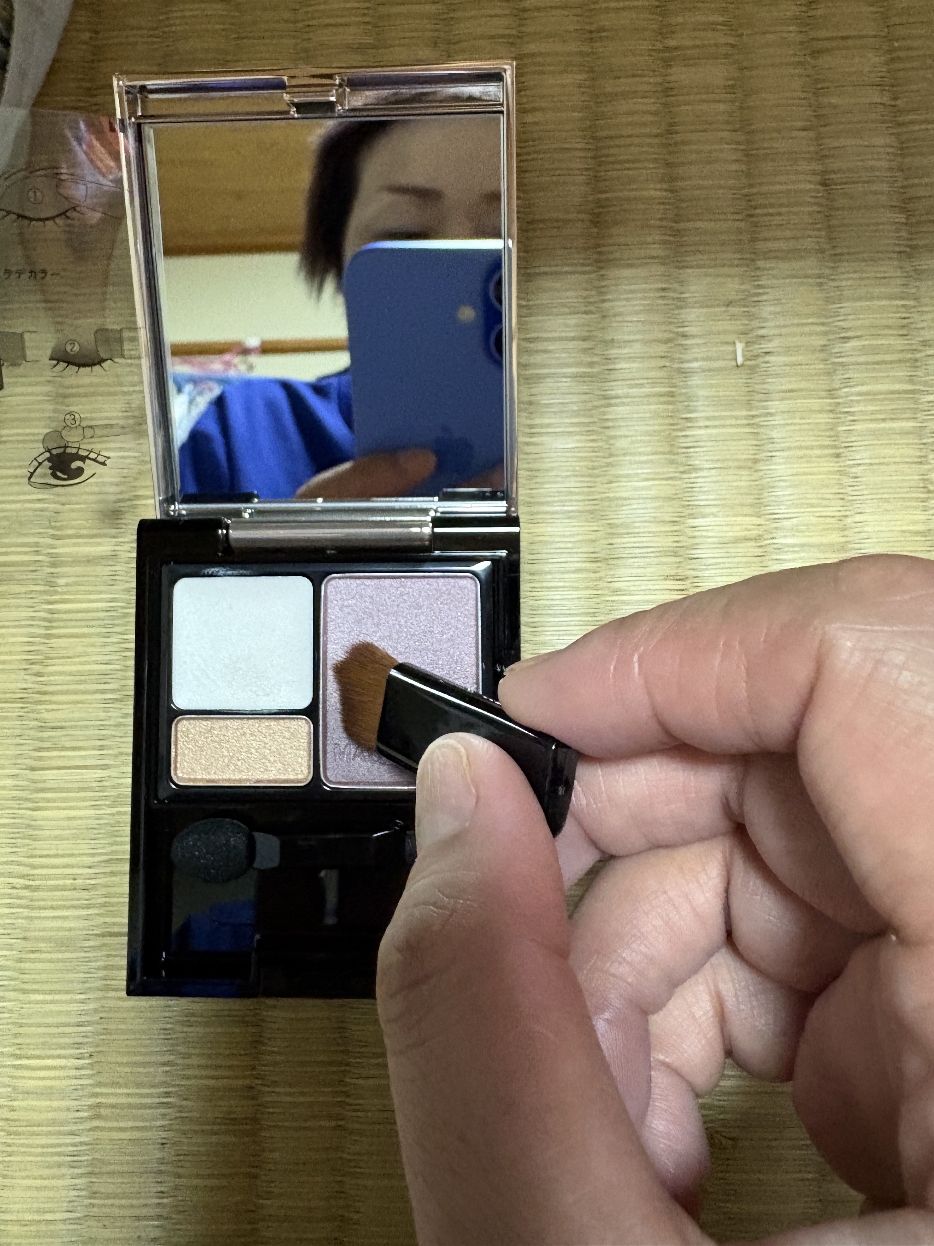 ドラマティックスタイリングアイズＳ/マキアージュ/アイシャドウパレットを使ったクチコミ（2枚目）