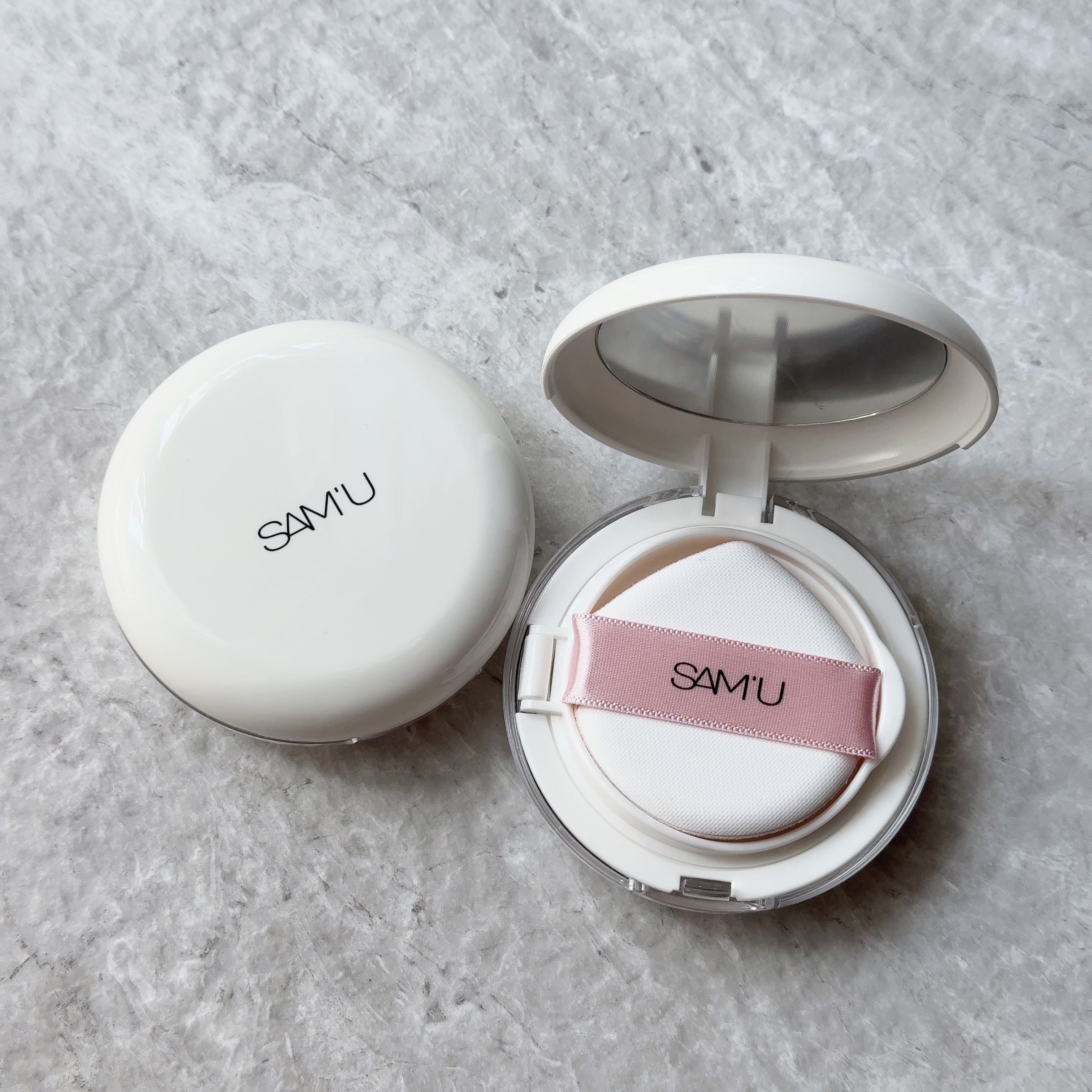 センシティブピュア＆ピュアクッション/SAM'U/クッションファンデーションを使ったクチコミ（2枚目）