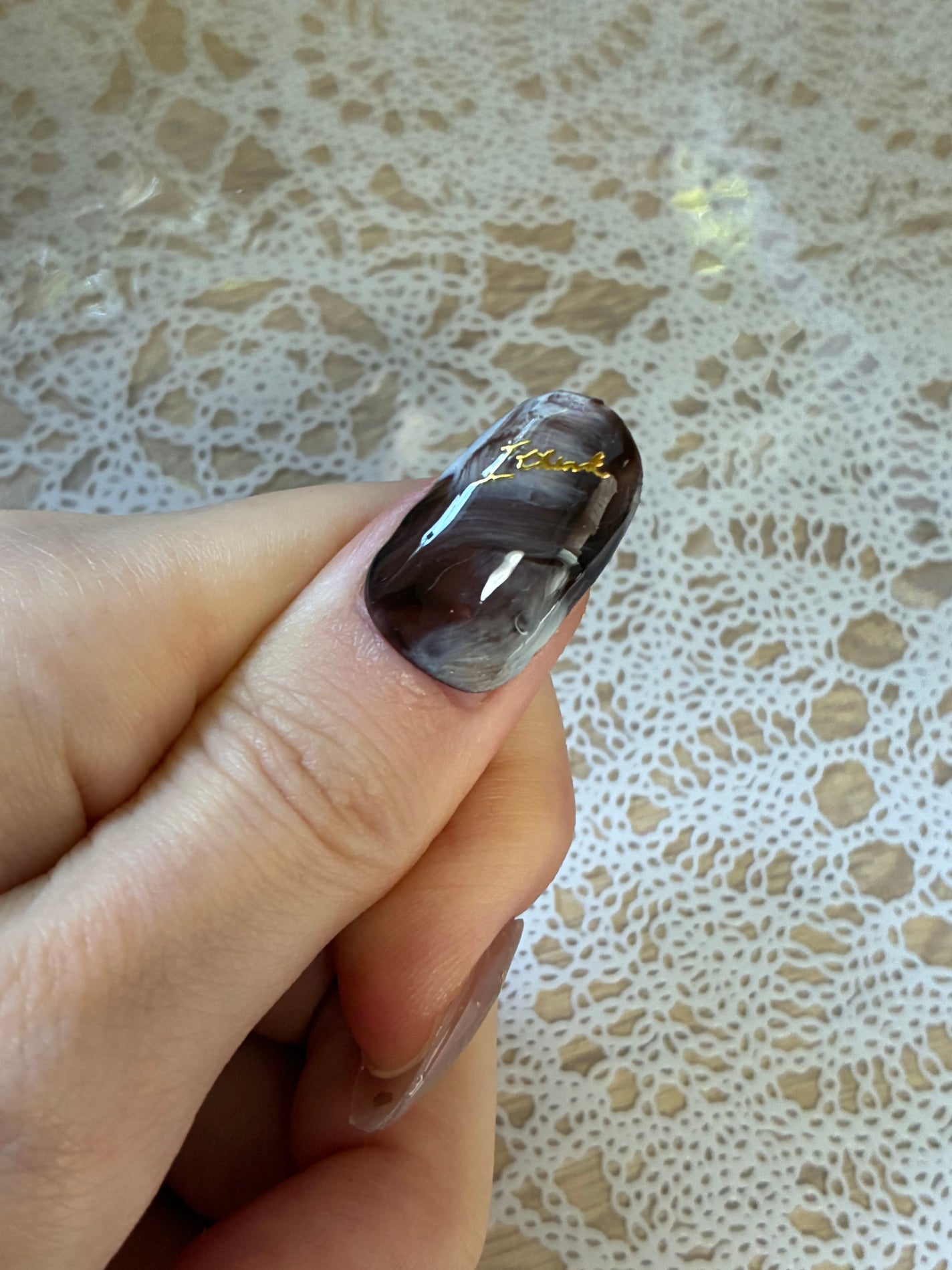 ジェルネイル(ライト対応)/セリア/ジェルネイルを使ったクチコミ(5枚目)