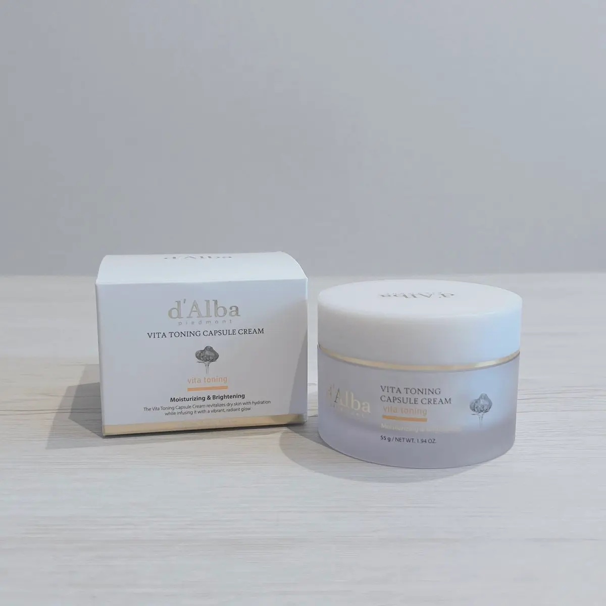 ビタトーニングカプセルクリーム/ダルバ/フェイスクリームを使ったクチコミ（1枚目）