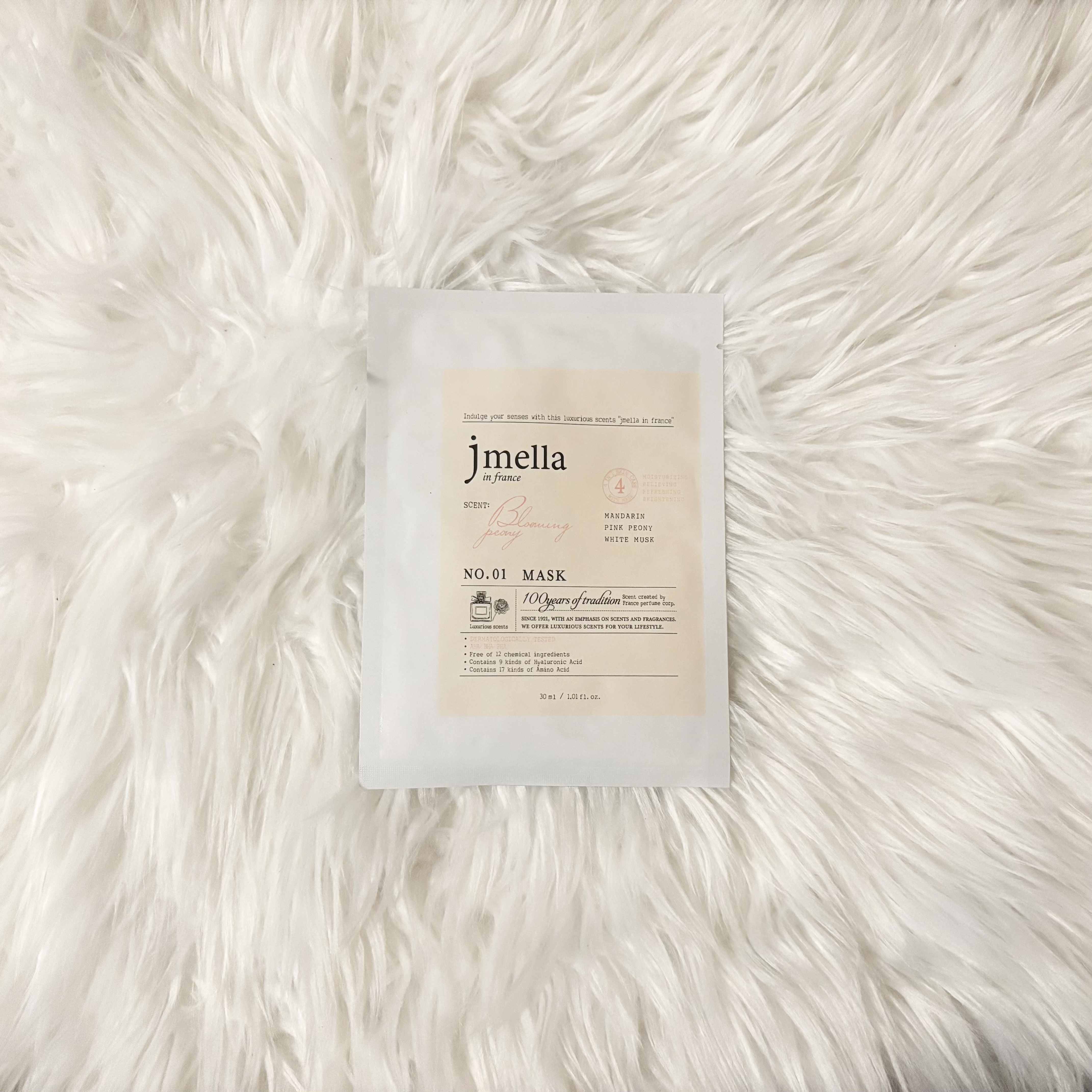 ジェイメラ フェイスマスク/jmella/シートマスク・パックを使ったクチコミ（1枚目）