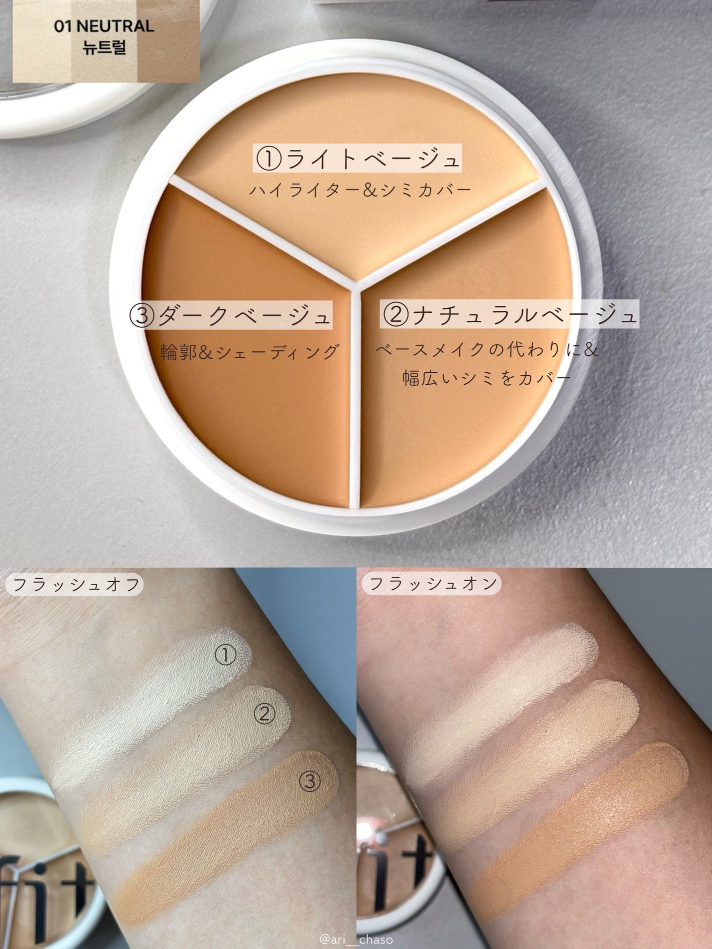 カバーアッププロコンシーラー/TFIT/パレットコンシーラーを使ったクチコミ(2枚目)