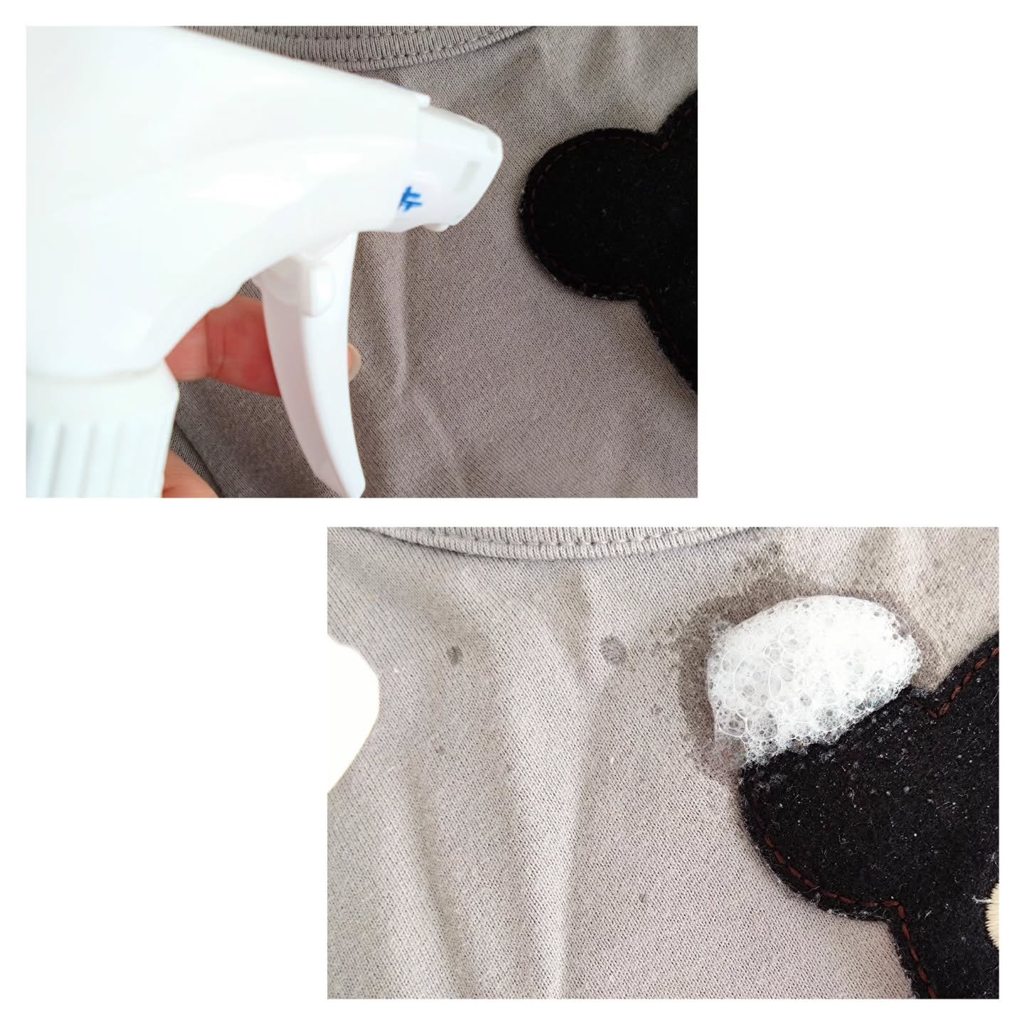 衣類のラク洗い泡スプレー/arau.baby （アラウ ベビー）/洗濯洗剤を使ったクチコミ（3枚目）