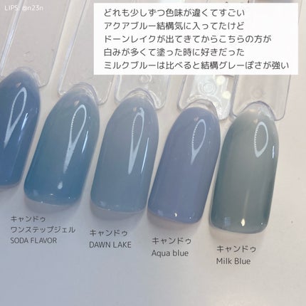 パル カラージェル ミルクブルー/キャンドゥ/ジェルネイルの画像