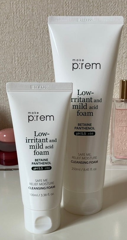 セーフミー リリーフモイスチャー クレンジングフォーム 250ml/make prem/洗顔フォームの画像