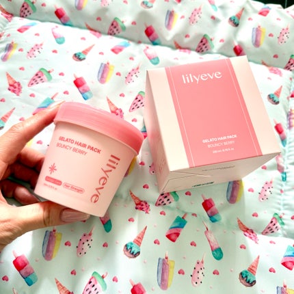 リペアターンジェラートヘアパック バウンシーベリー/リリーイブ/洗い流すヘアトリートメントを使ったクチコミ(1枚目)