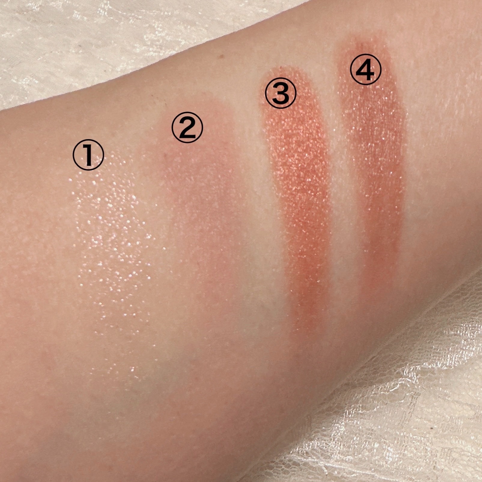 ドラマティックアイカラー (パウダー)/(クリーム)/マキアージュ/アイシャドウパレットを使ったクチコミ（3枚目）