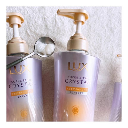 スーパーリッチクリスタル マルチダメージリペア シャンプー/トリートメント/LUX/市販シャンプーを使ったクチコミ(4枚目)
