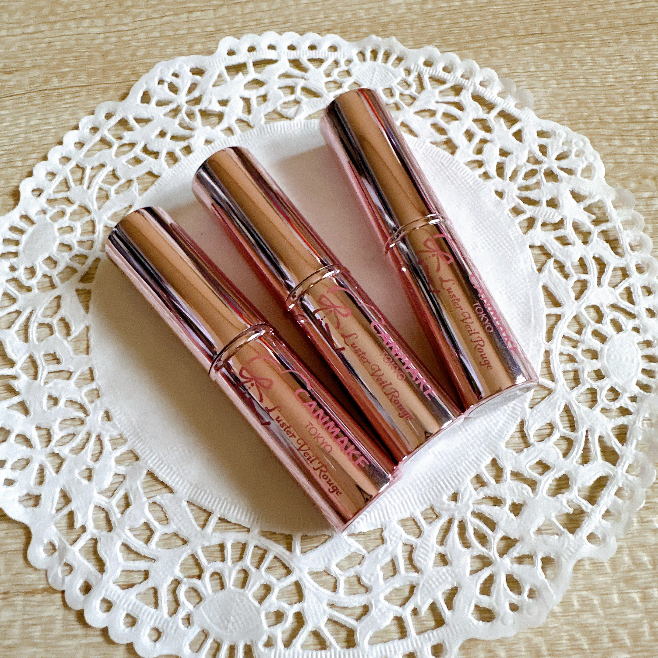 ラスターヴェールルージュ/キャンメイク/口紅を使ったクチコミ（2枚目）