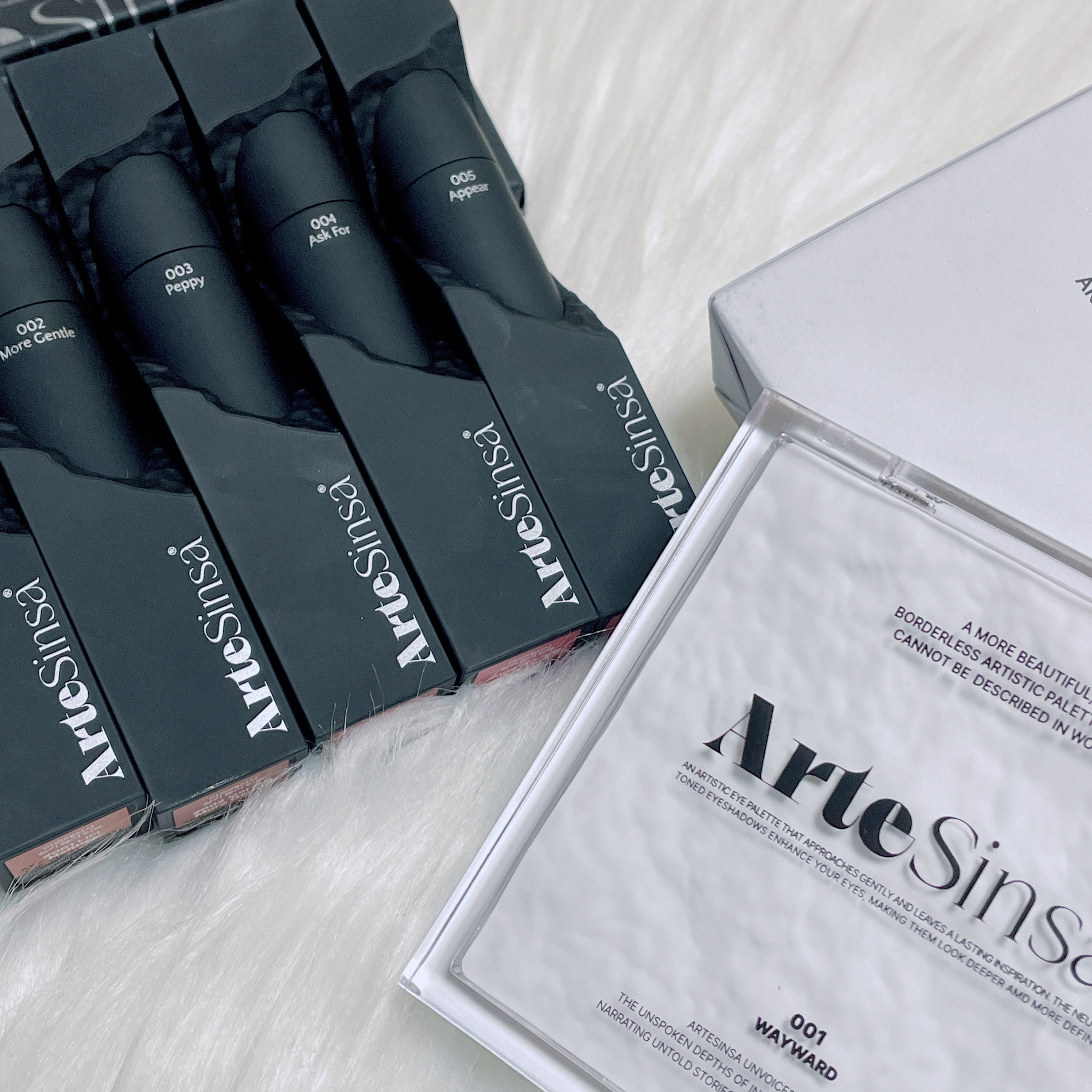 アンボイスドアイシャドウパレット/ArteSinsa/アイシャドウパレットを使ったクチコミ（1枚目）