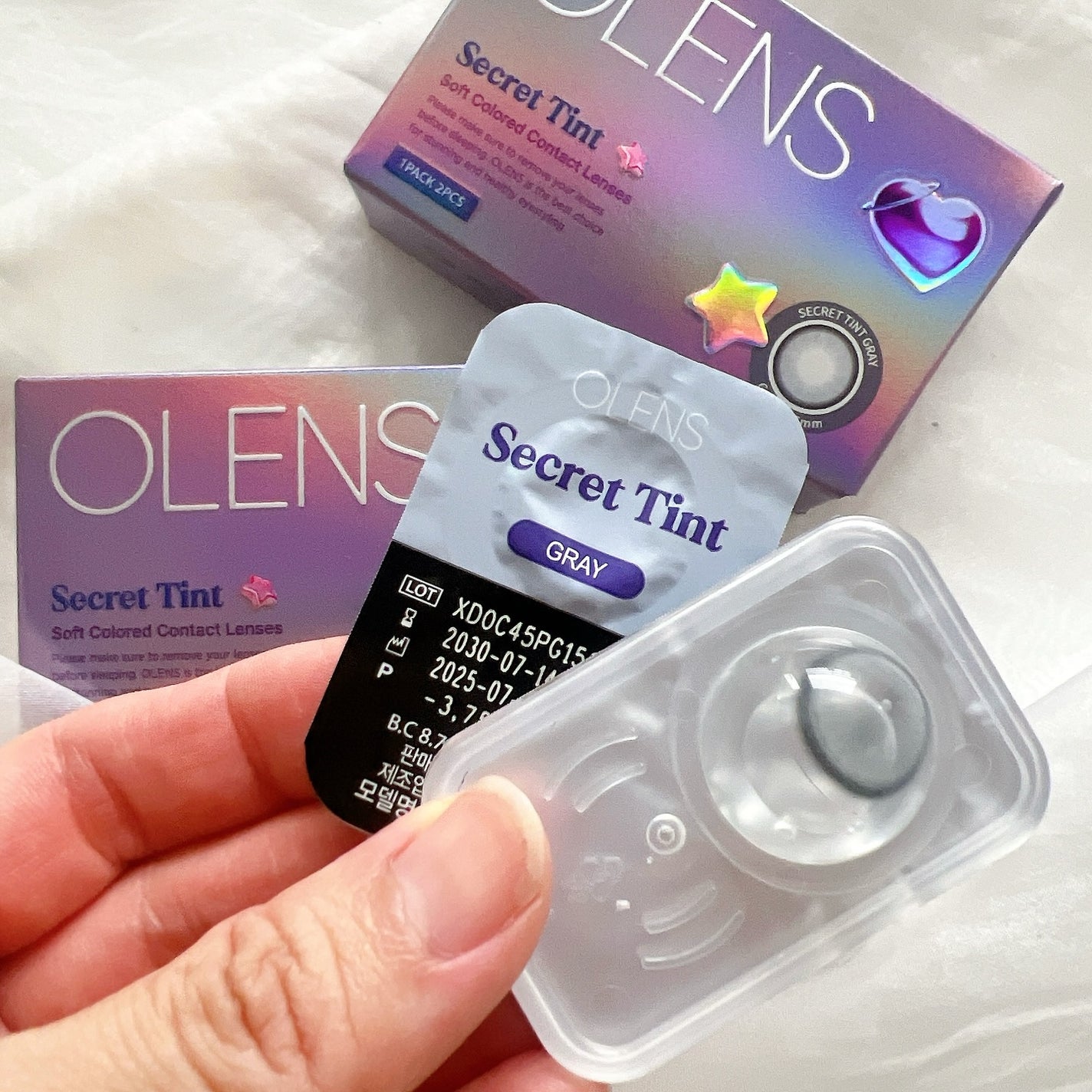 secret tint/OLENS/1ヶ月(1MONTH)カラコンを使ったクチコミ(3枚目)