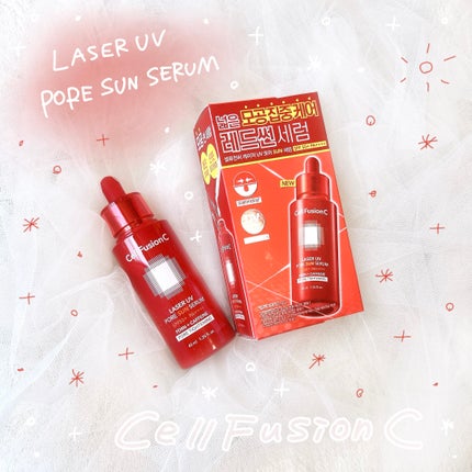 Cell Fusion C レーザーUVポアサンセラム/Cell Fusion C(セルフュージョンシー)/日焼け止めローションを使ったクチコミ(1枚目)
