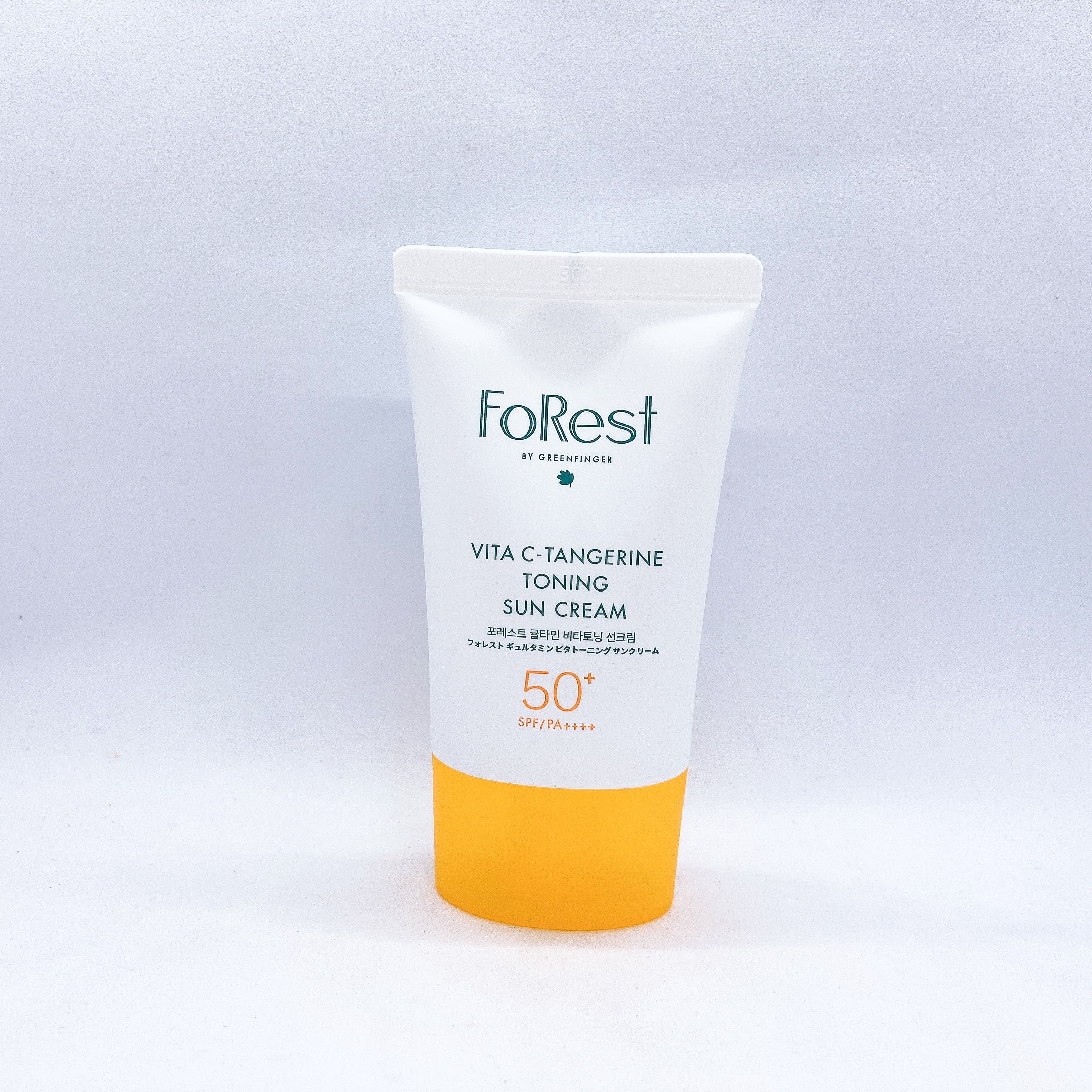 フォレストギュルタミンビタトーニングサンクリーム/FoRest by Greenfinger/日焼け止めクリームを使ったクチコミ（1枚目）