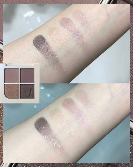 エッセンシャルアイパレット/nuegray/アイシャドウパレットを使ったクチコミ(4枚目)