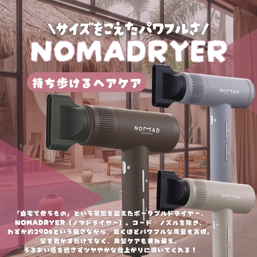 ノマドライヤー CD-L02T（シックブラウン）