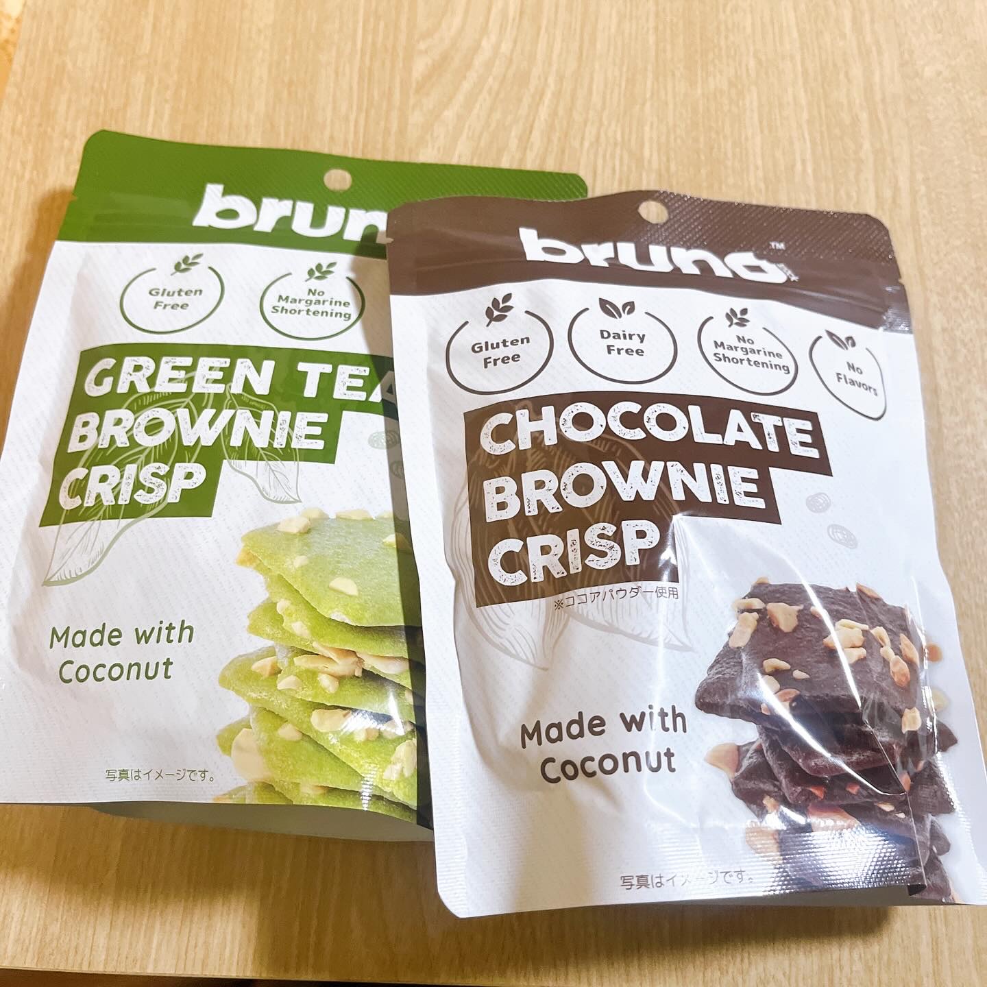 クリスピーブラウニーチョコレート/bruno snak/食品を使ったクチコミ（1枚目）
