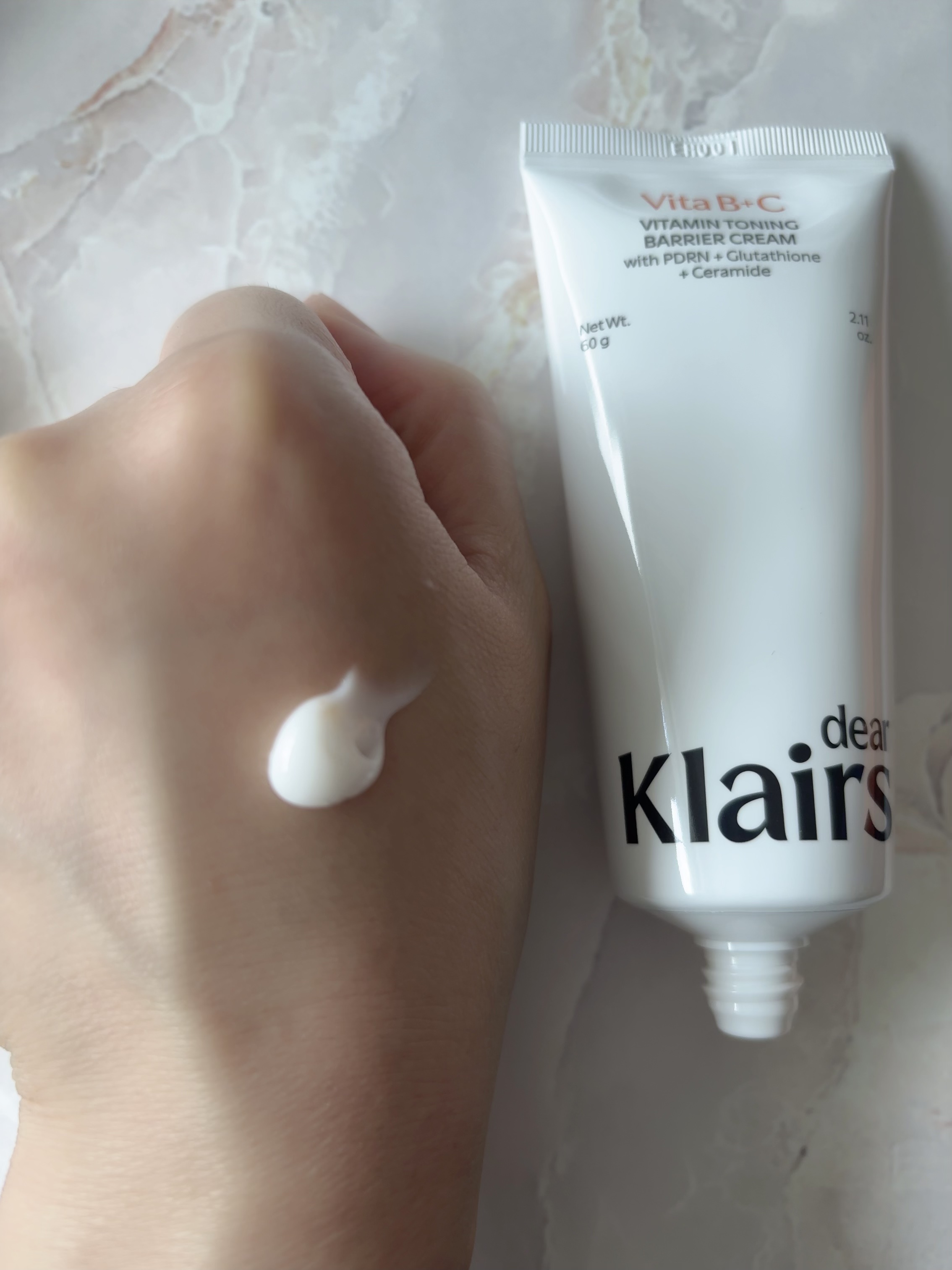 PDRN ビタグル バリアクリーム/Klairs/フェイスクリームを使ったクチコミ（3枚目）