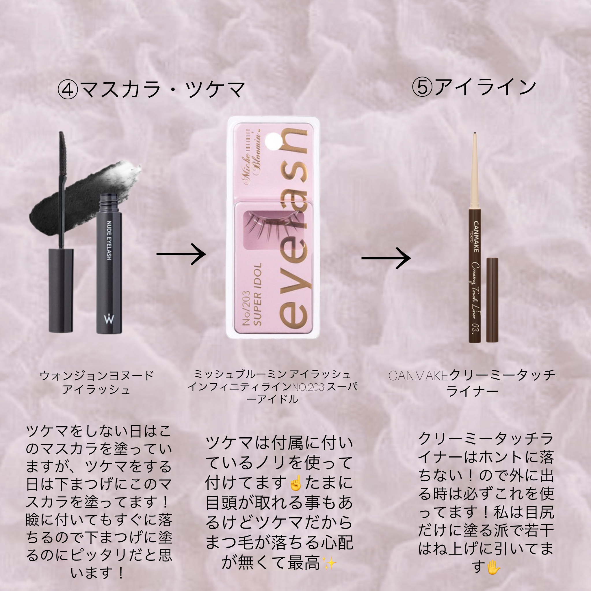 クリーミータッチライナー/キャンメイク/ジェルアイライナーを使ったクチコミ（3枚目）