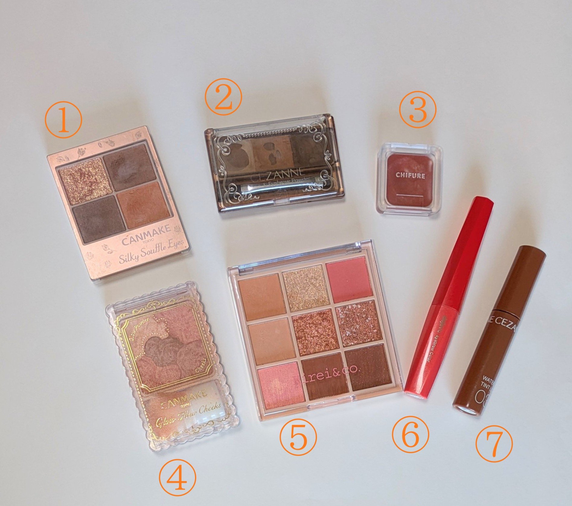 シルキースフレアイズ（マットタイプ）/キャンメイク/アイシャドウパレットを使ったクチコミ（2枚目）