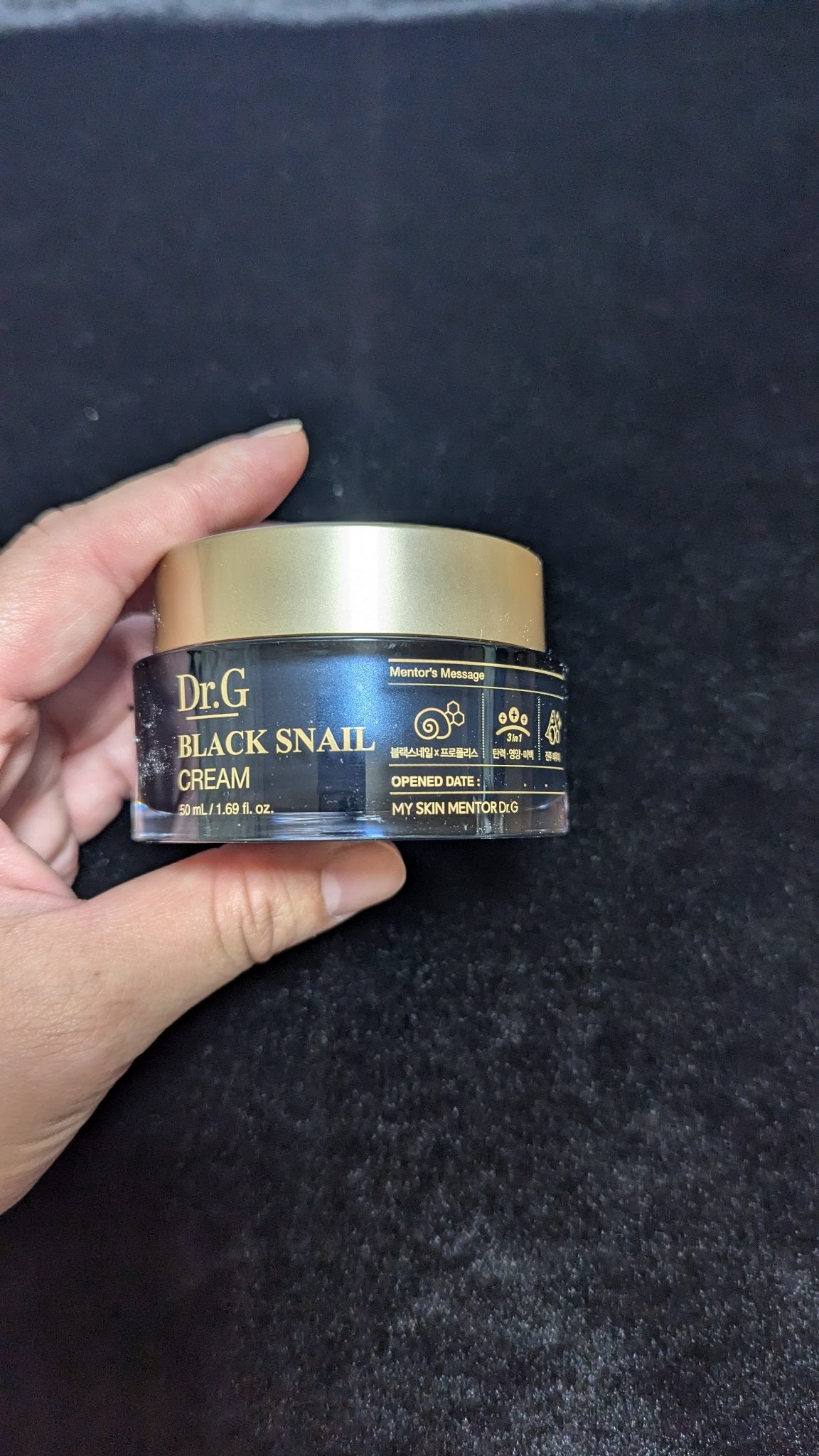 ブラックスネイル クリーム/Dr.G/フェイスクリームを使ったクチコミ(1枚目)