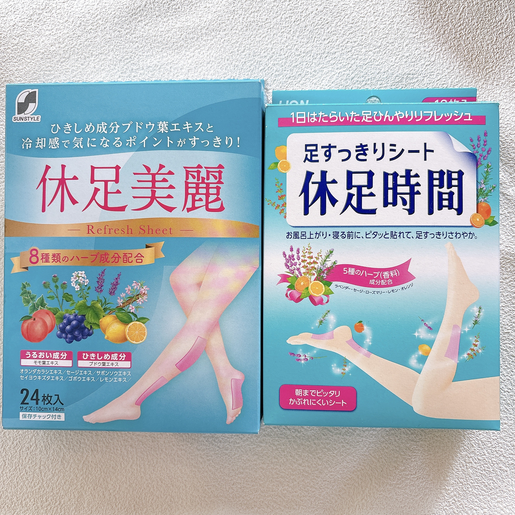 休足時間　足すっきりシート 18枚/休足時間/レッグ・フットケアを使ったクチコミ（1枚目）